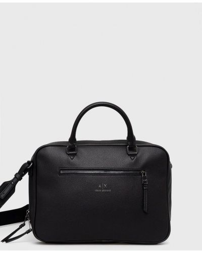 Armani Exchange laptop táska  - Fekete