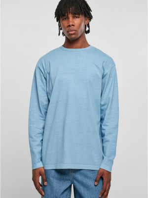 Polo marškinėliai oversize Uc Men mėlyna