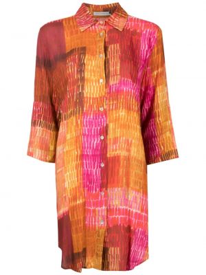 Robe chemise à imprimé à motifs abstraits Lenny Niemeyer