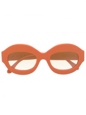 Слънчеви очила с принт Retrosuperfuture оранжево