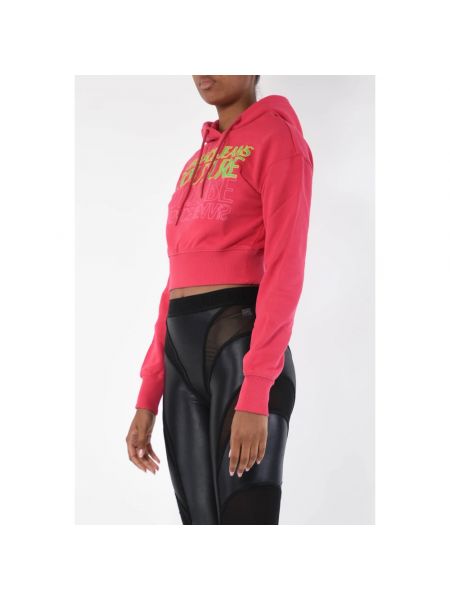 Hoodie Versace Jeans Couture pink