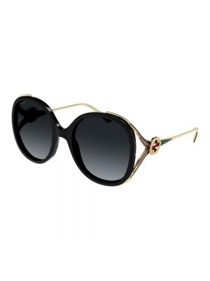 Oversize sonnenbrille Gucci schwarz