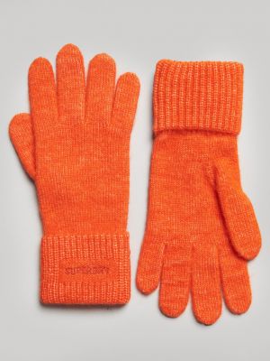 Перчатки Superdry оранжевые