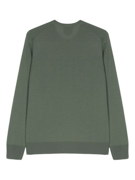 Vlněný svetr Giorgio Armani zelený
