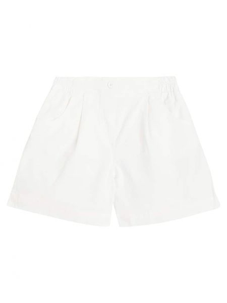 Bomuld bermudashorts for piger Il Gufo hvid