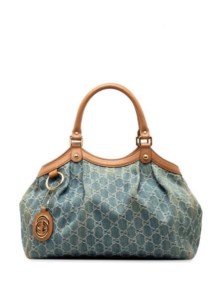 Шопинг чанта Gucci Pre-owned синьо