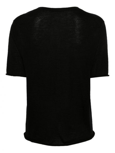 Kašmyro marškinėliai Lisa Yang juoda