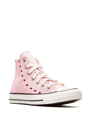 Stern sneaker mit stickerei Converse pink