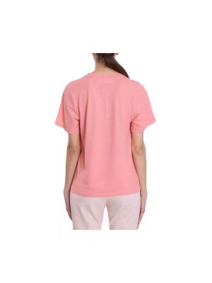 Camiseta de algodón manga corta Stella Mccartney rosa