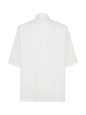 Camisa con bolsillos Fendi blanco