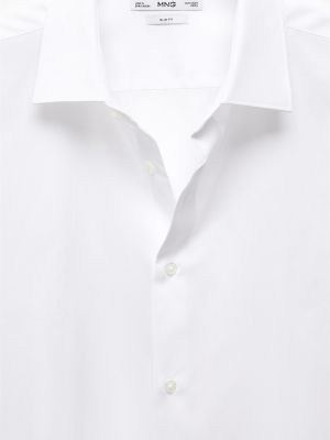 Риза Mango Man бяло