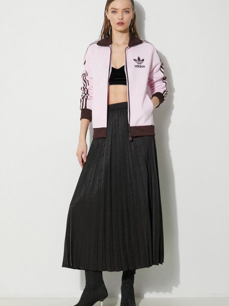 Bluza z nadrukiem Adidas Originals różowa