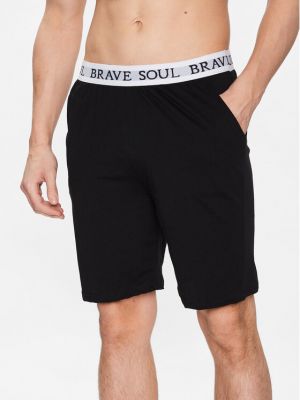 Pantaloni scurți Brave Soul negru