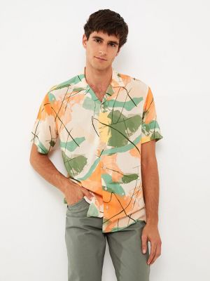 Priliehavá košeľa Lc Waikiki oranžová