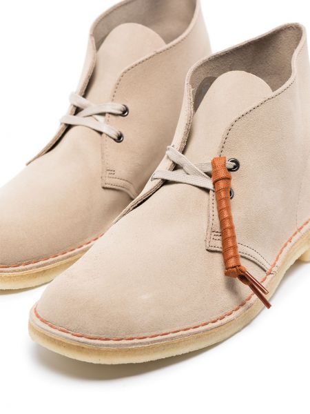 Semišové desert boots Clarks Originals béžové