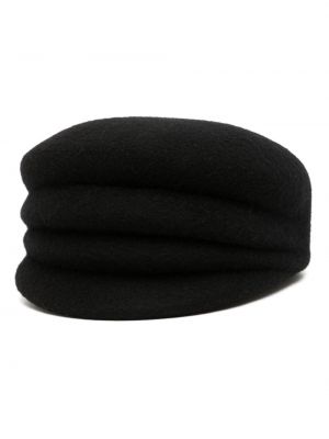 Șapcă de lână Yohji Yamamoto negru