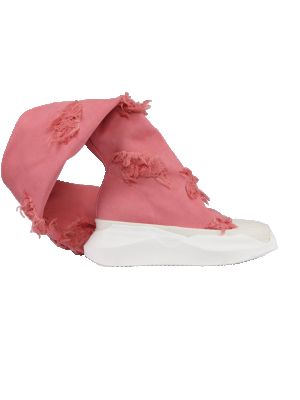 Розовые ботинки с абстрактным узором Rick Owens