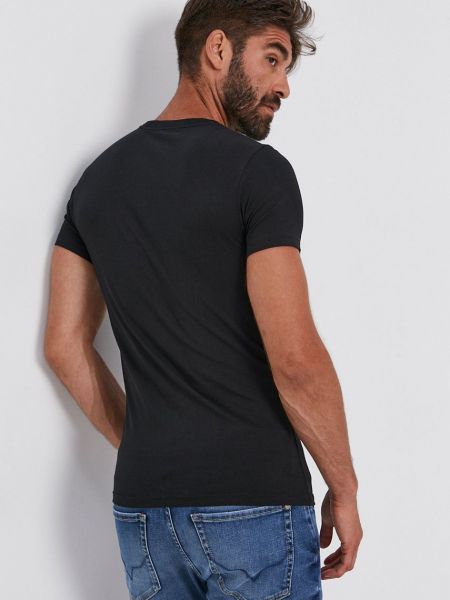 Slim fit pólóing Polo Ralph Lauren fekete