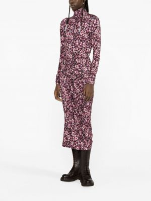 Květinové sukně s potiskem Marant Etoile růžové