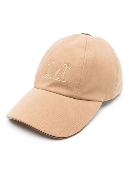 Broderet cap Max Mara brun