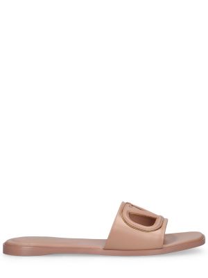 Kožne cipele Valentino Garavani ružičasta