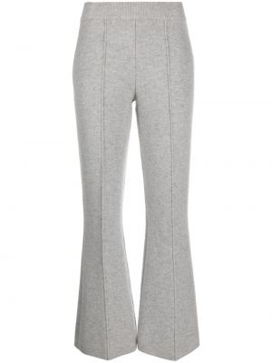 Kašmírové kalhoty Lisa Yang šedé