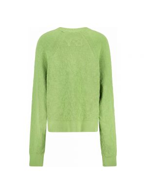 Sweter z okrągłym dekoltem Y-3 zielony