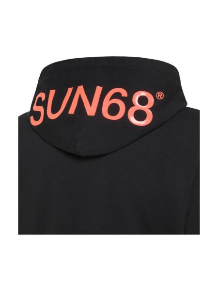 Sudadera con cremallera Sun68 negro