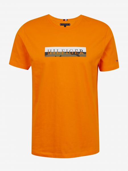 Μπλούζα Tommy Hilfiger πορτοκαλί