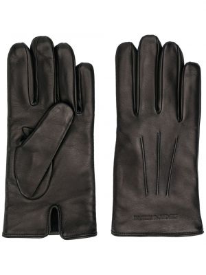 Czarne rękawiczki Emporio Armani