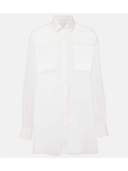 Caurspīdīgs krekls Jade Swim balts