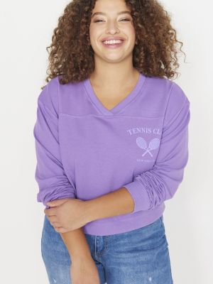 Džemperis Trendyol violetinė
