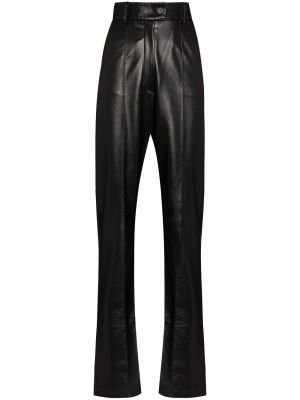 Pantalones de cintura alta Materiel negro
