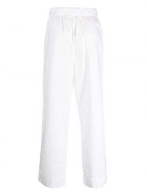 Pantalon en coton Tekla blanc