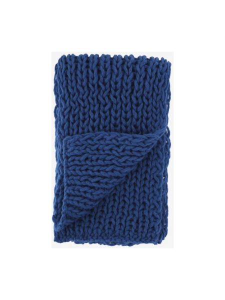 Bufanda de lana de lana merino Evyïnit azul