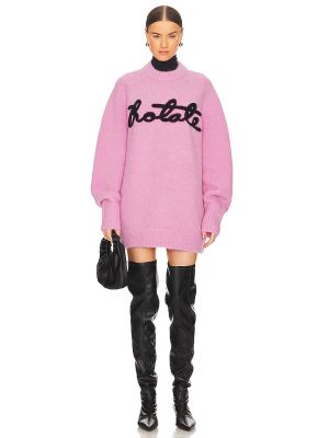 Pullover oversize Rotate rosa