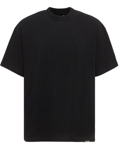 Oversized bavlnené tričko Represent čierna