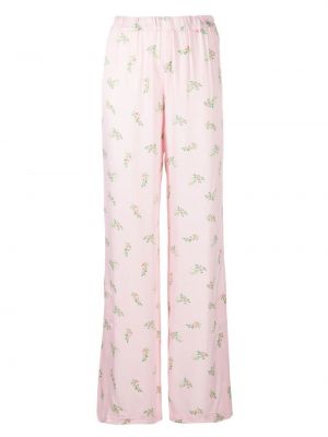 Geblümte pyjama mit print Sleeper pink