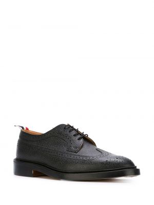 Zapatos oxford de cuero Thom Browne negro