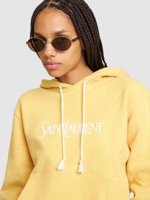 Слънчеви очила Saint Laurent кафяво