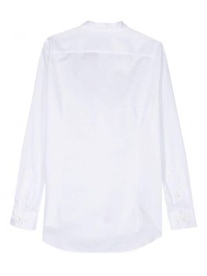Bavlněná košile s potiskem s paisley potiskem Etro bílá