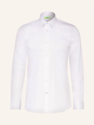 Koszula slim fit z dżerseju Cinque biała