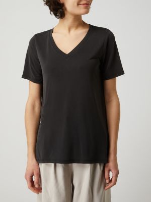 Koszulka z modalu Soaked In Luxury czarna