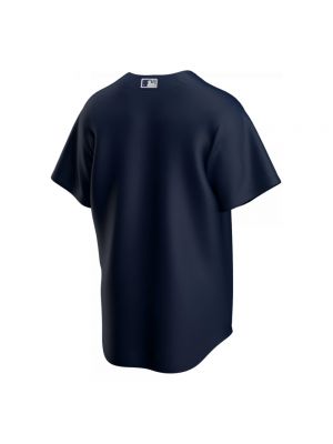 Camisa con escote v oversized Nike azul