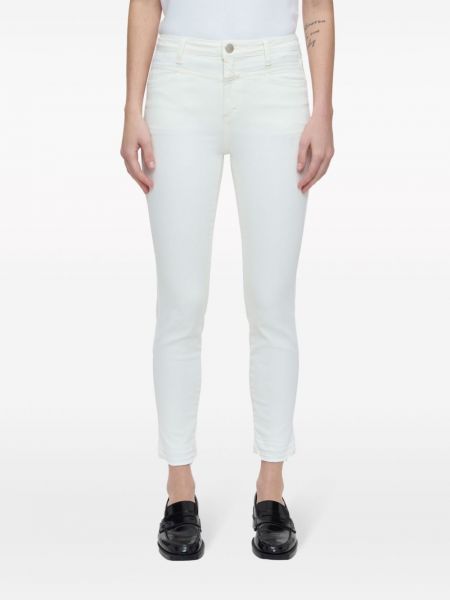 Skinny džíny Closed bílé