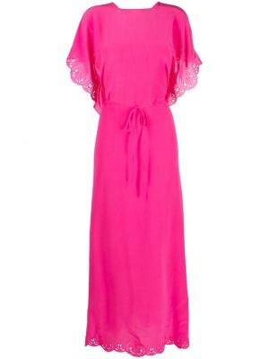Μάξι φόρεμα Rodebjer ροζ