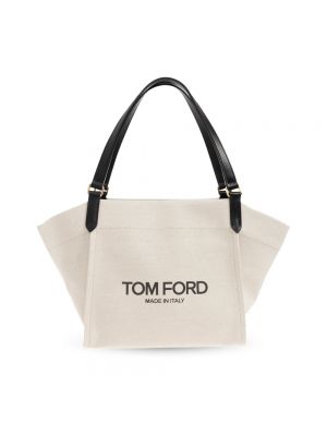 Shopper handtasche mit taschen Tom Ford Beige