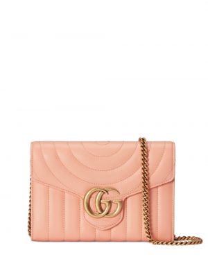 Τσάντα ώμου Gucci ροζ