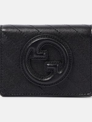 Kožni novčanik Gucci crna