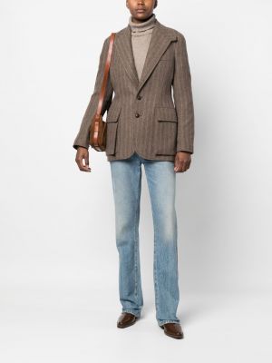Jacke mit fischgrätmuster Ralph Lauren Collection braun